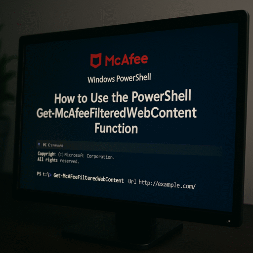 Get-McAfeeFilteredWebContent