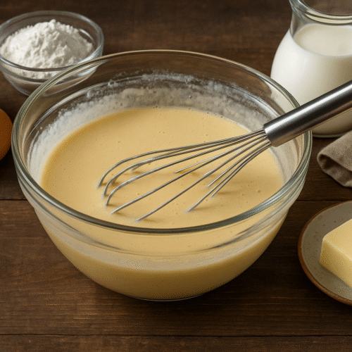 Photo de pate a crêpe