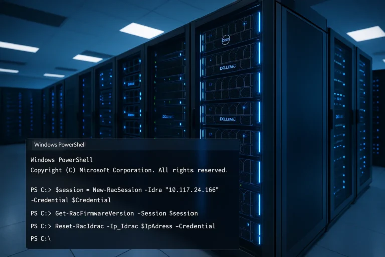 Module PowerShell IdracRedfish